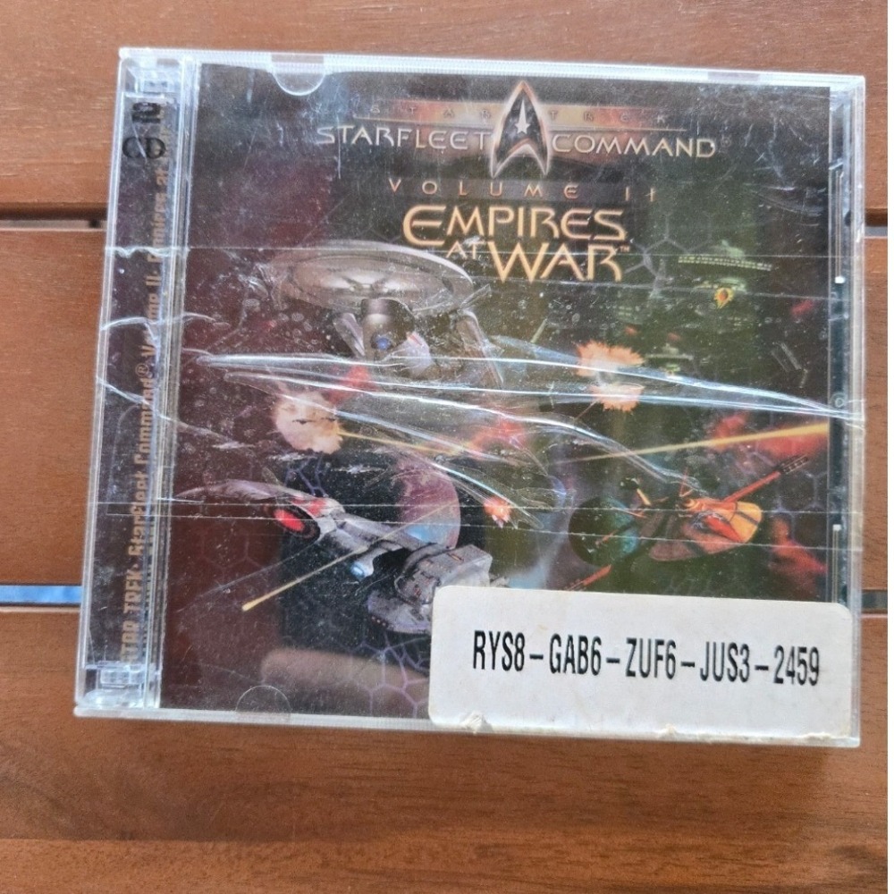 VTG Star Trek Starfleet Command Volume II Empires At War PC Game Black Unisex OS